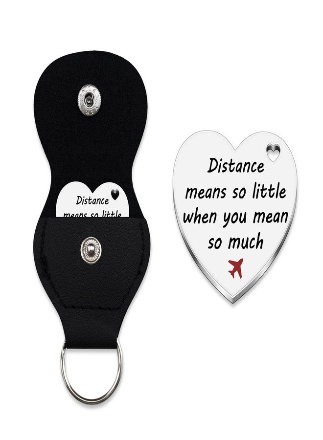 AOBIURV Long Distance Relationship Gifts Stocking Stuffers For Girlfriend Boyfriend Couples Keychains For Him Her Pocket Hug Heart Keyring for Boyfriend Girlfriend Friend Birthday Anniversary Valentines Gift - Image 1